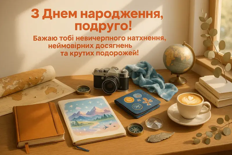Короткі привітання з днем народження подрузі своїми словами