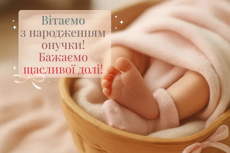 Привітання бабусі з появою онучки: своїми словами і від душі Привітання бабусі з появою онучки: своїми словами і від душі