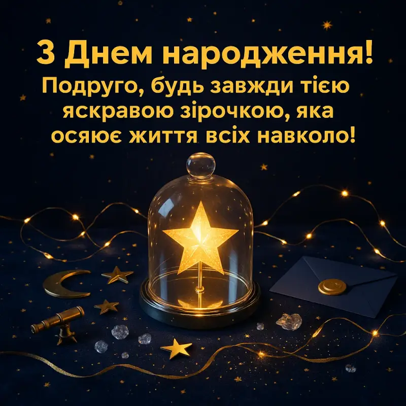 Короткі привітання з днем народження подрузі своїми словами