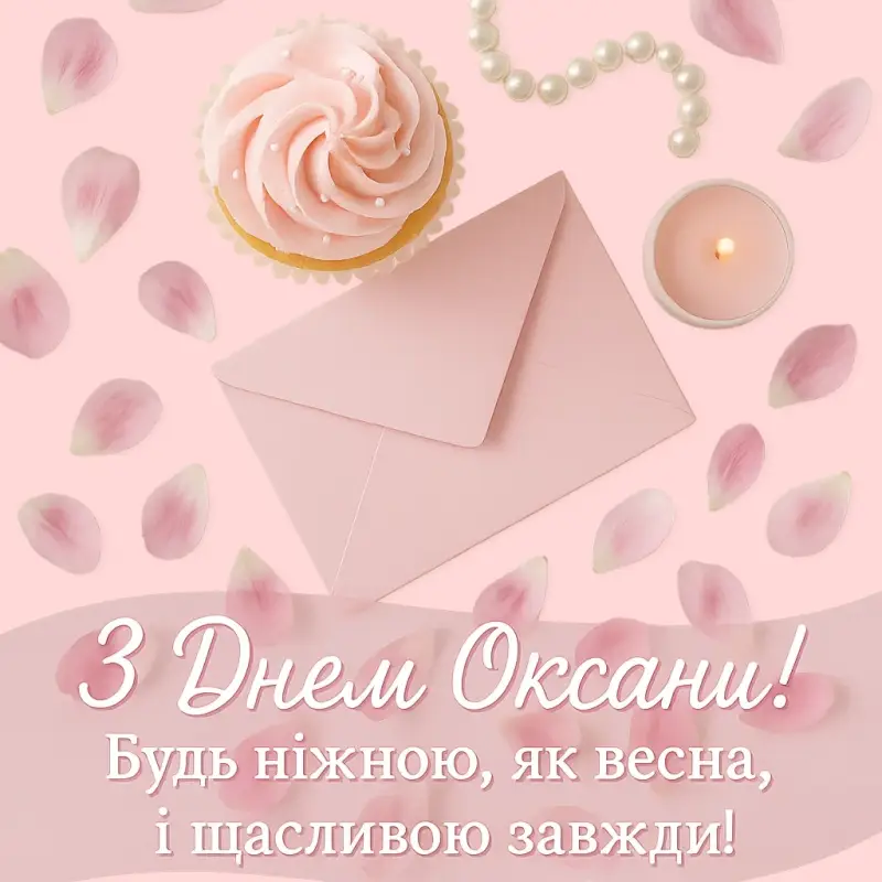 Привітання з днем Оксани
