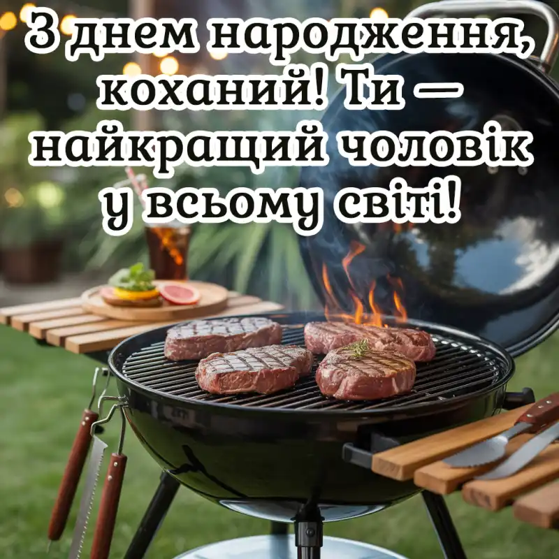 Привітання з днем народження чоловіка своїми словами
