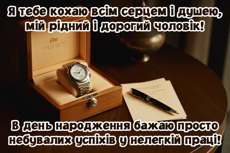 Привітання з днем народження чоловіка своїми словами