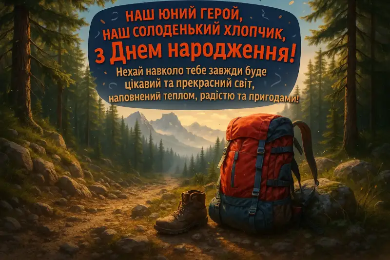 Привітання з днем народження хлопчику Привітання з днем народження хлопчику