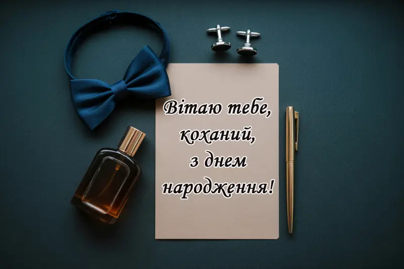 Привітання з днем народження чоловіка своїми словами