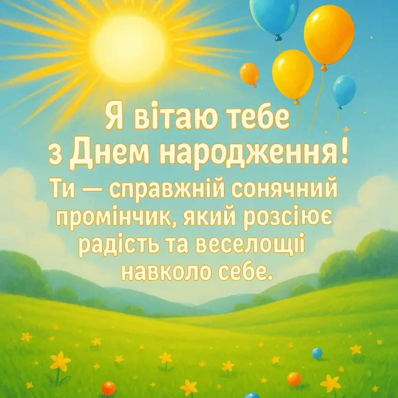 Привітання з днем народження хлопчику Привітання з днем народження хлопчику